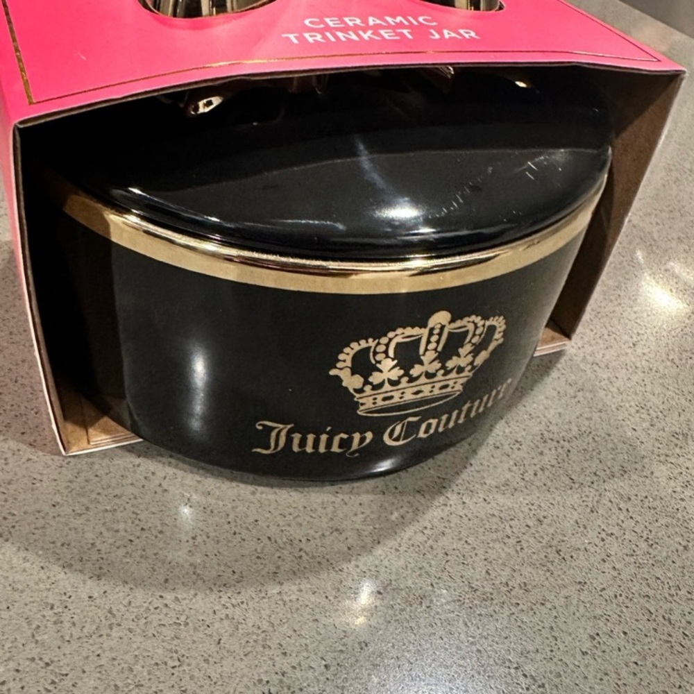 ✨Juicy Couture trinket jar ceramic NWT - Picture 3 of 10